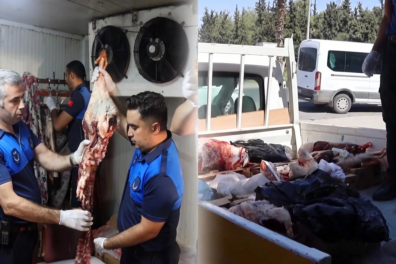 Tarım Müdürlüğü ve zabıta ekiplerin işletmelere denetim: 315 kg bozuk et ele geçirildi
