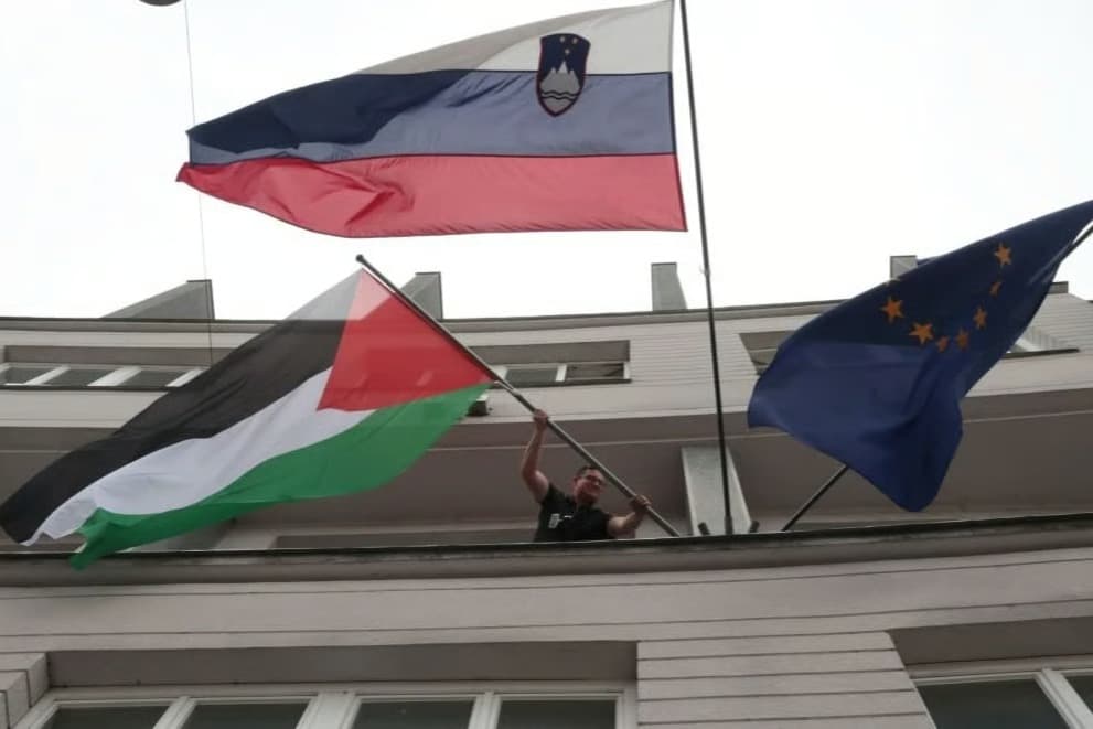 Slovenya'da Filistin bayrağı krizi patlak verdi
