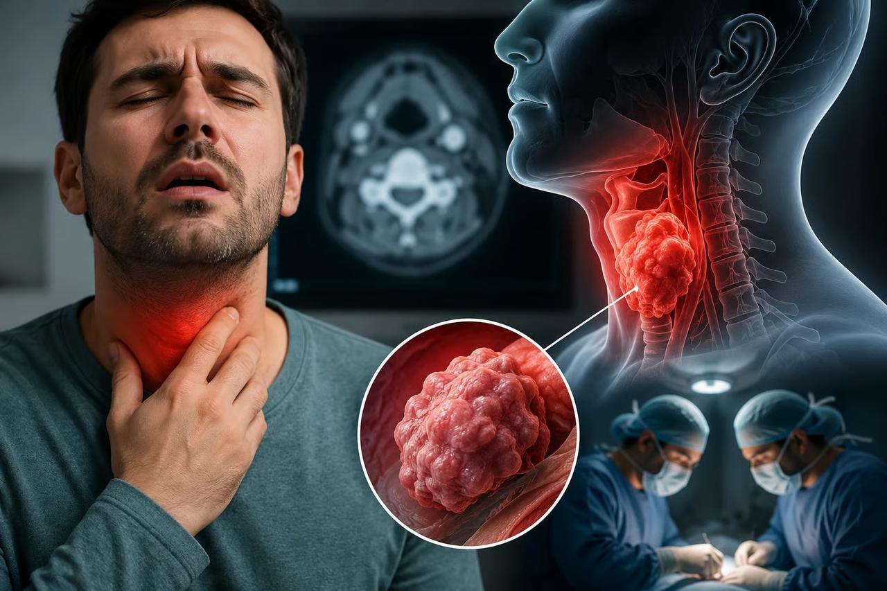 Nefes darlığı sandı, boğazından 10 santimetrelik tümör çıktı! Doktorlar zamanla yarıştı