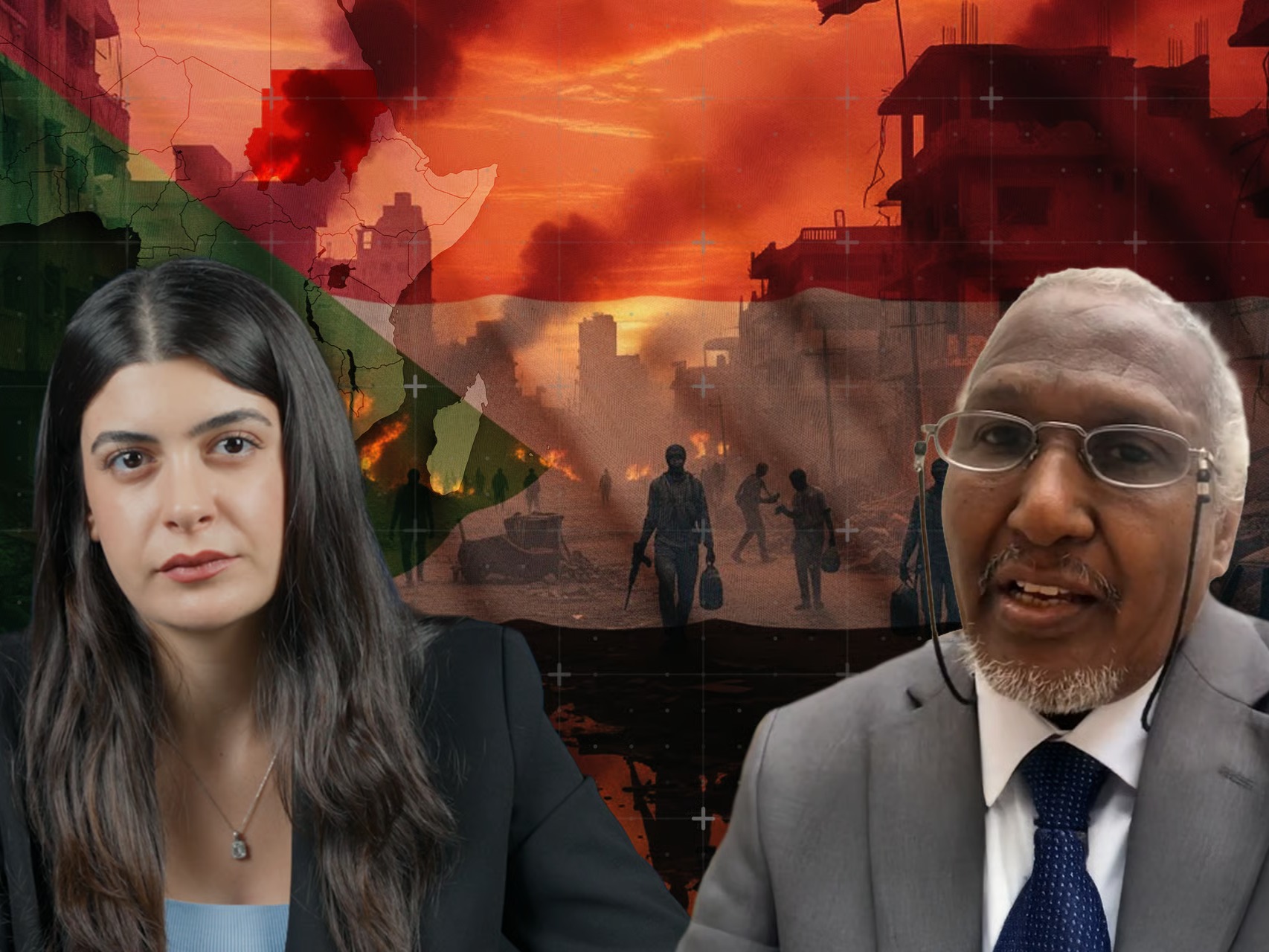 Who is supporting the genocide in Sudan?