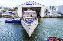 Yunanistan’ın ilk Galanoleyki Belharra fırkateyni Kimon hizmete girdi