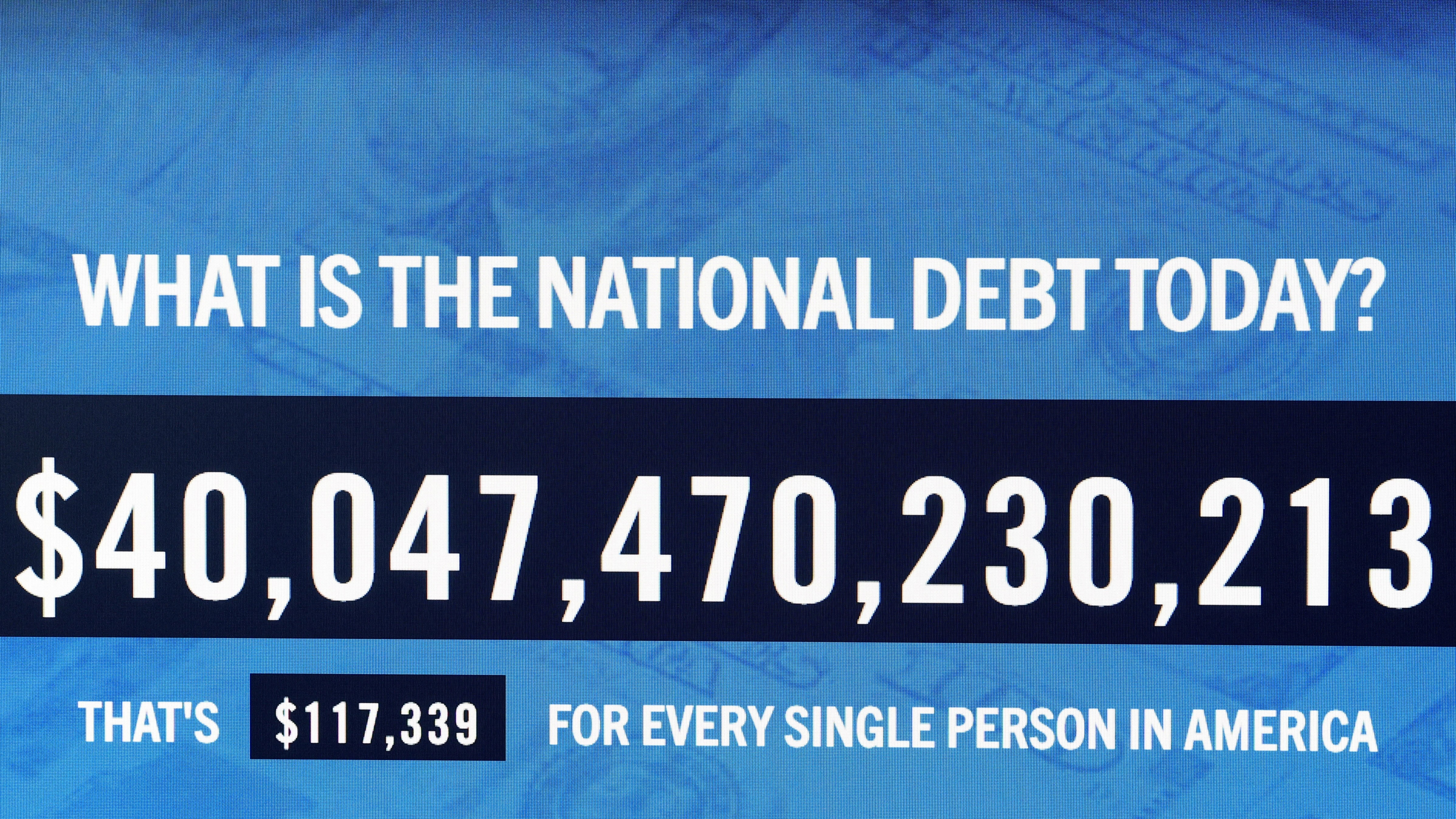 US Debt Crosses $40 Trillion Mark for the First Time
