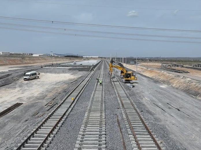 Kayseri'deki 20 milyon dolarlık demir yolu lojistik merkezinin yüzde 70'i tamamlandı
