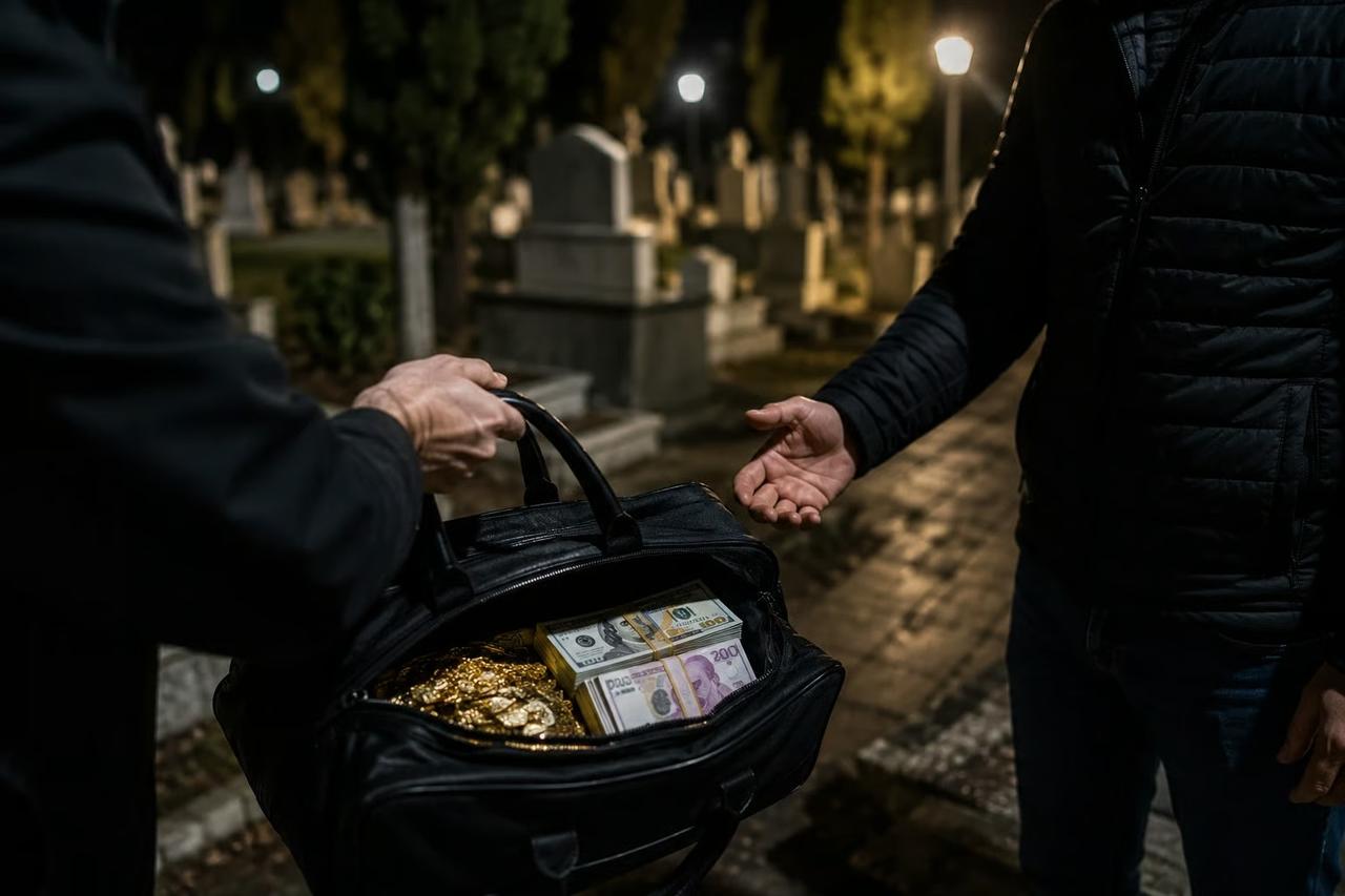 'Komiserim' diyerek kandırdı, mezarlıkta suçüstü yakalandı! 