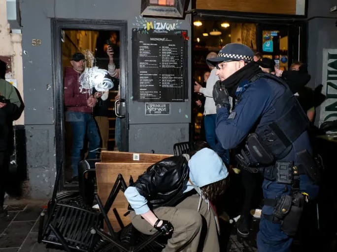 Three Charged After Protest At Israeli-Owned Eatery