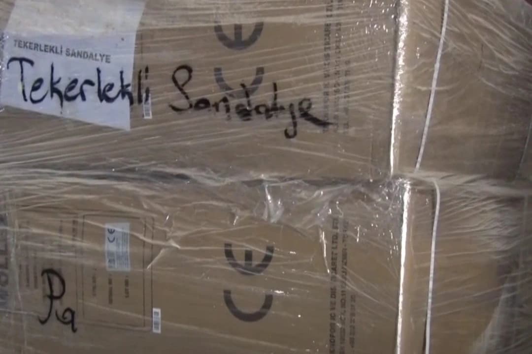 Kocaeli'deki Ahbap deposu görüntülendi