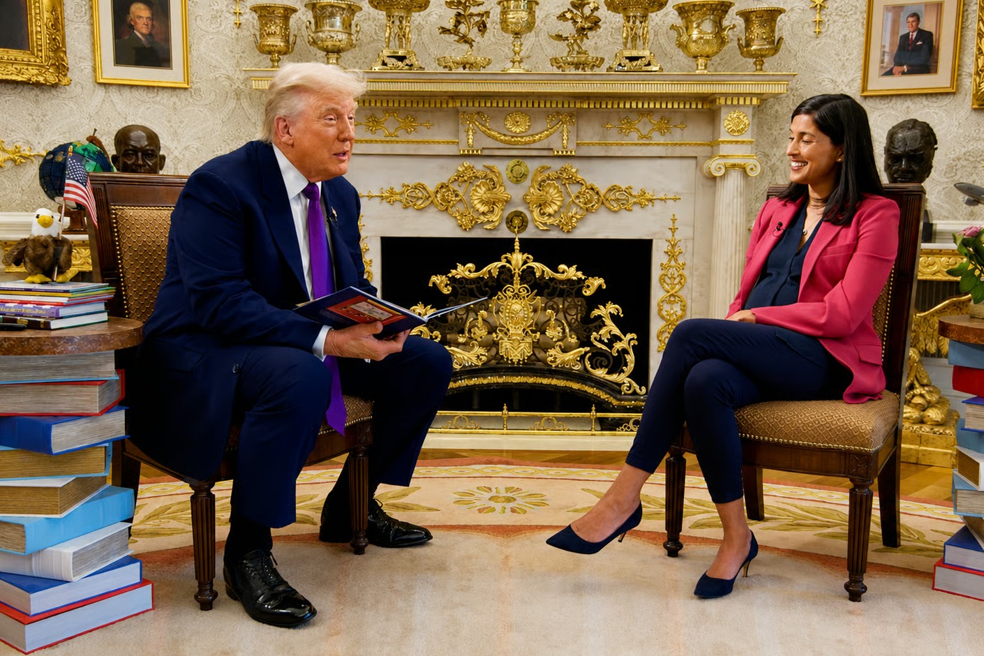 Trump Suggests Ex-Presidents Reunion During Story Time
