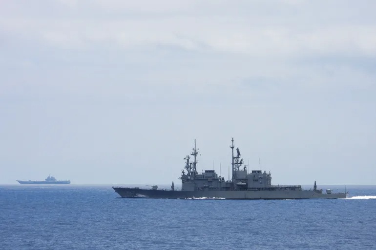China Surrounds Taiwan With Aircraft Carriers 
