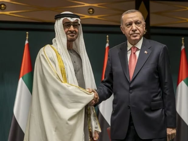 Cumhurbaşkanı Erdoğan ve Al Nahyan İsrail-İran gerilimini ile bölgesel konuları görüştü