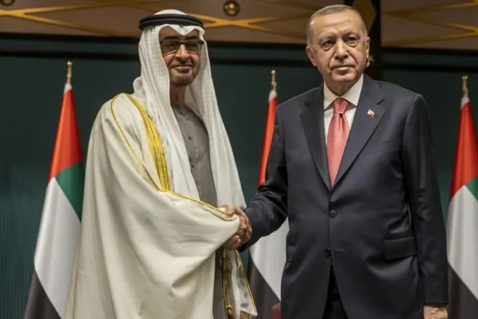 Cumhurbaşkanı Erdoğan ve Al Nahyan İsrail-İran gerilimini ile bölgesel konuları görüştü