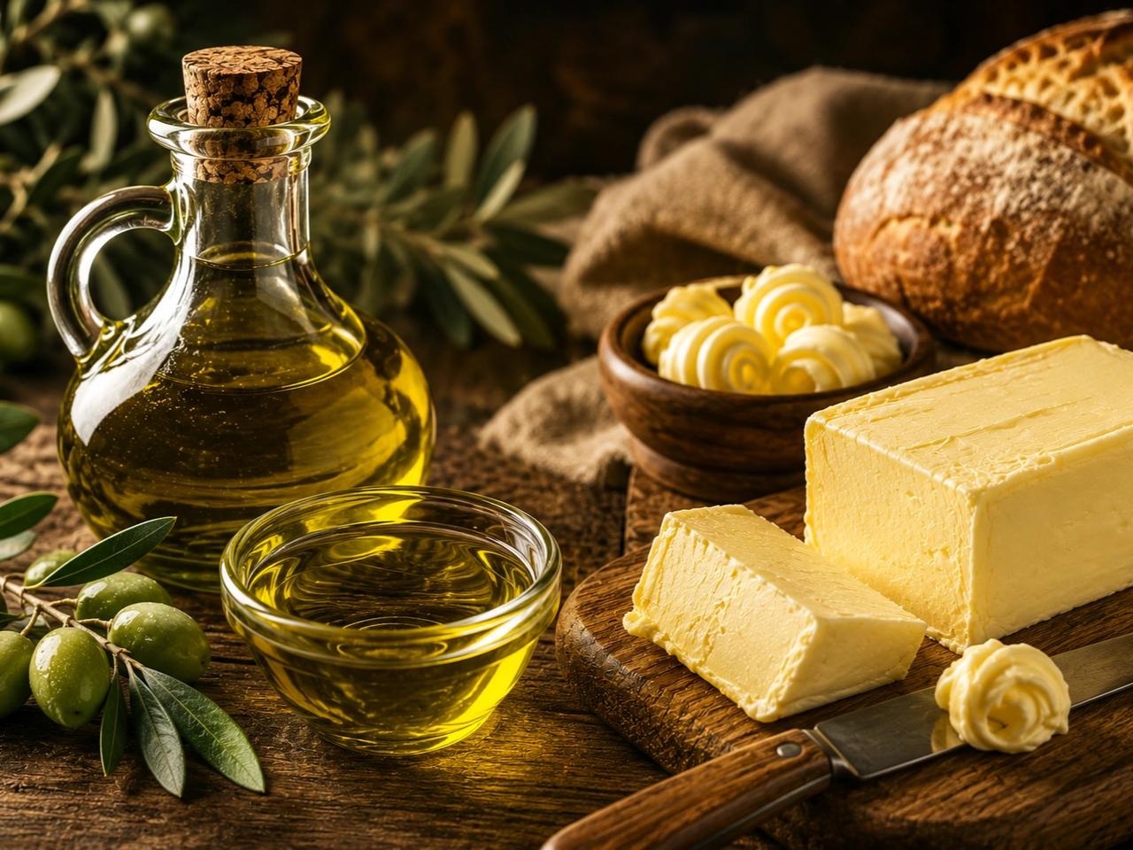 Zeytinyağı ve tereyağı karşılaştırıldı! Sonuç şaşırttı