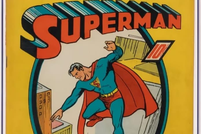 Süpermen çizgi romanı müzayedede satılarak rekor kırdı