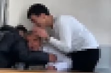 Skandal görüntüler lisede yaşandı! Öğretmene saygısızlık kamerada