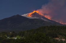Etna Yanardağı bir kez daha patladı