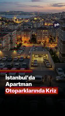 İstanbul'da apartman otoparklarında krizi