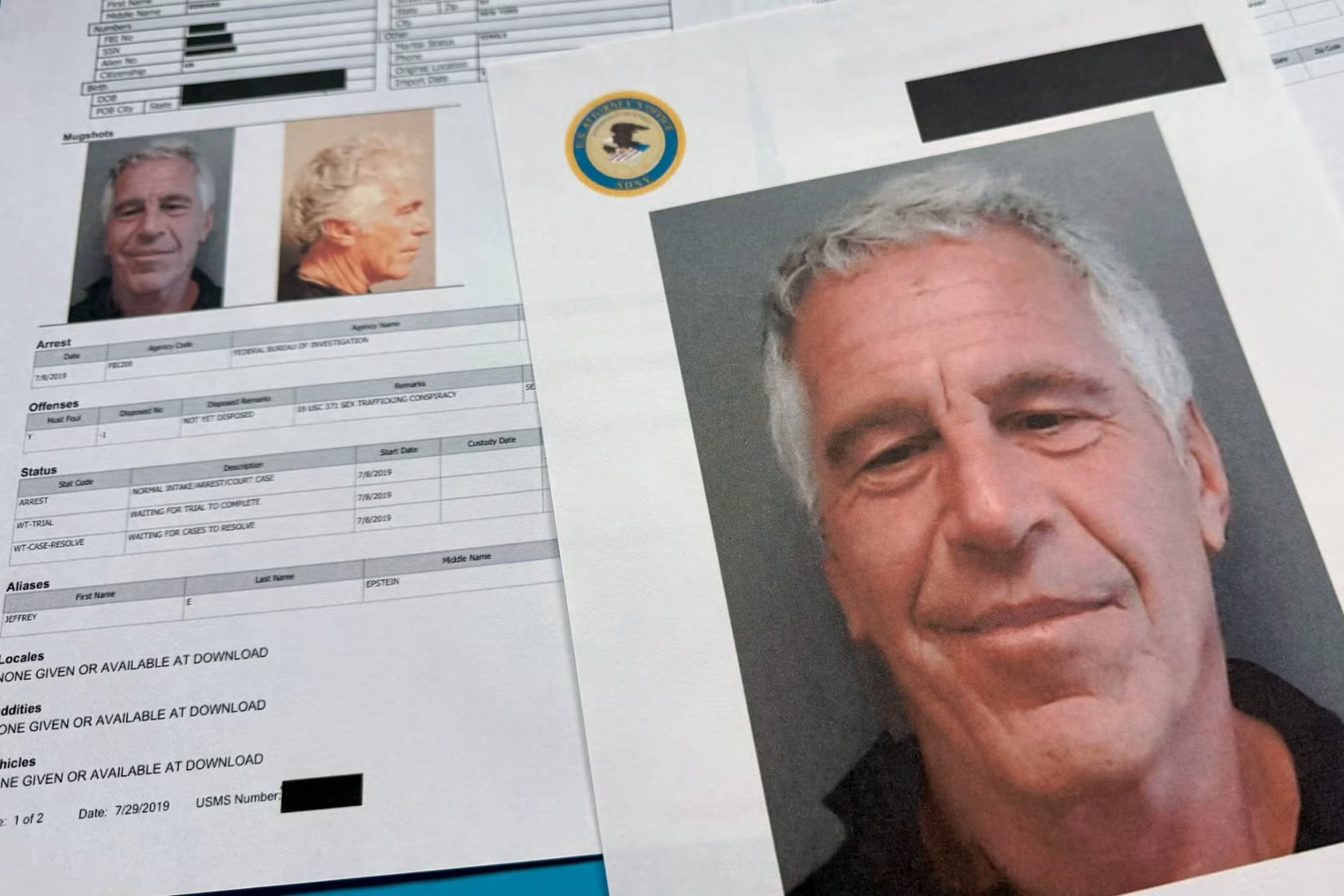 ABD Adalet Bakanlığı Epstein dosyalarında 3 milyon sayfalık yeni belge yayımladı