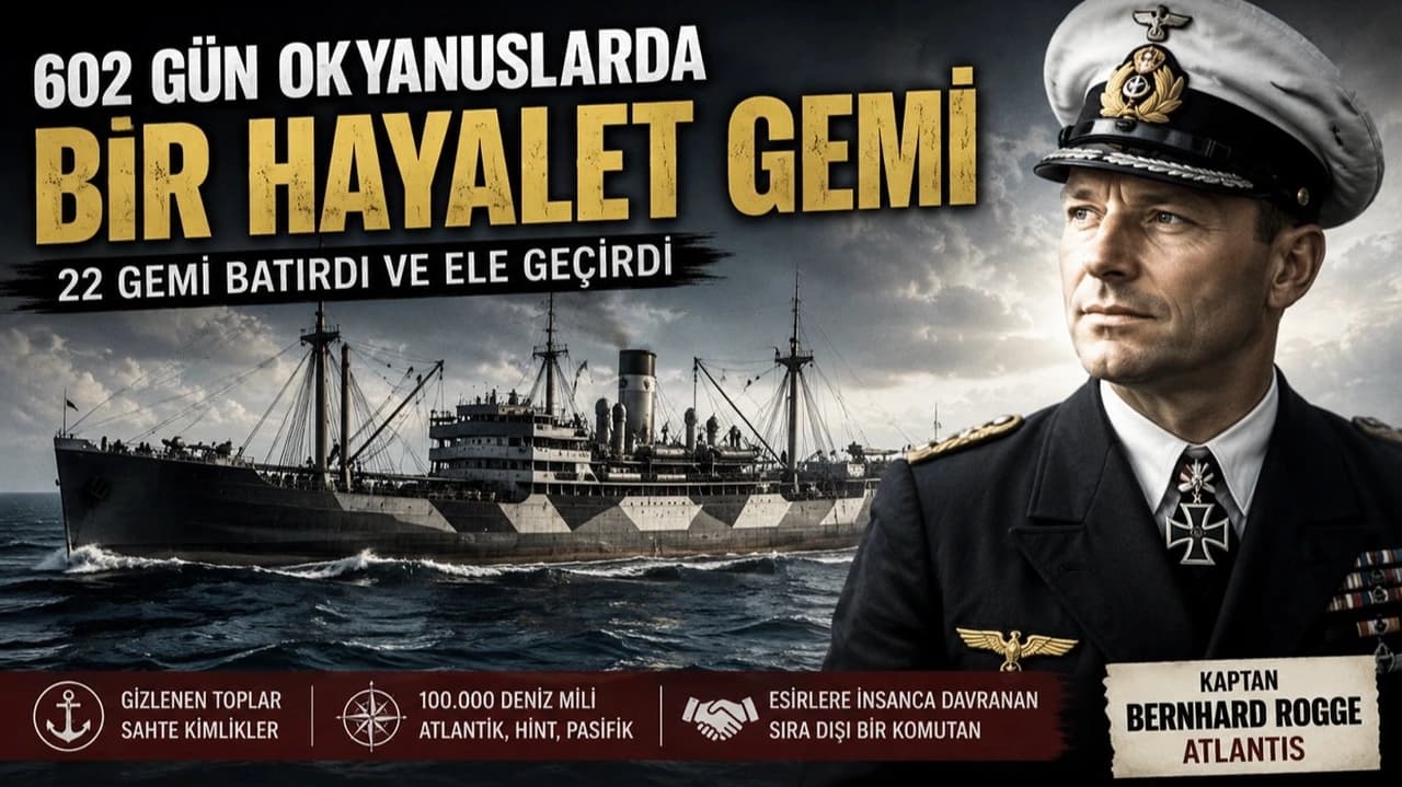 II. Dünya Savaşı’nın Hayalet Gemisi: 602 Gün Boyunca Okyanuslarda Avlandı