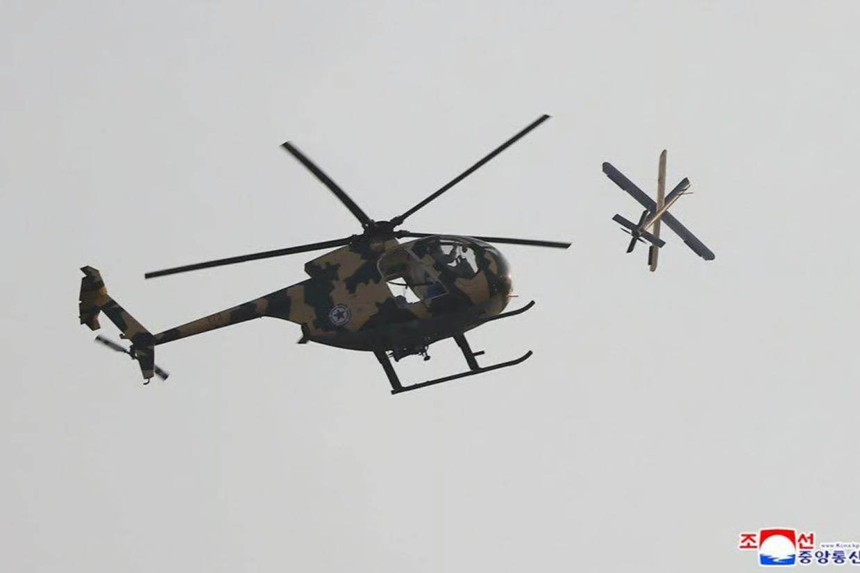 Kuzey Kore, helikopter ekiplerini İHA'lara karşı eğitiyor