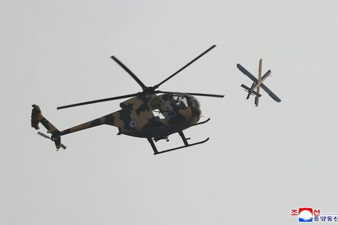 Kuzey Kore, helikopter ekiplerini İHA'lara karşı eğitiyor