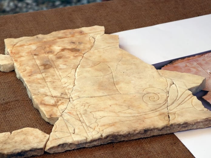 Sagalassos Antik Kenti'nde Mısır tanrısı Tutu'nun kabartması bulundu