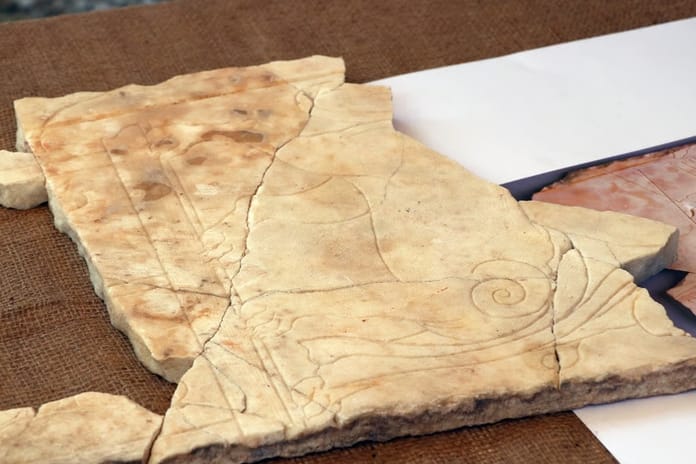 Sagalassos Antik Kenti'nde Mısır tanrısı Tutu'nun kabartması bulundu