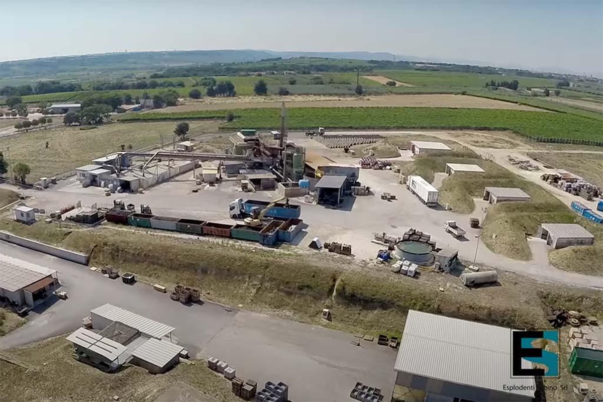 Esplodenti Sabino üretim tesisi