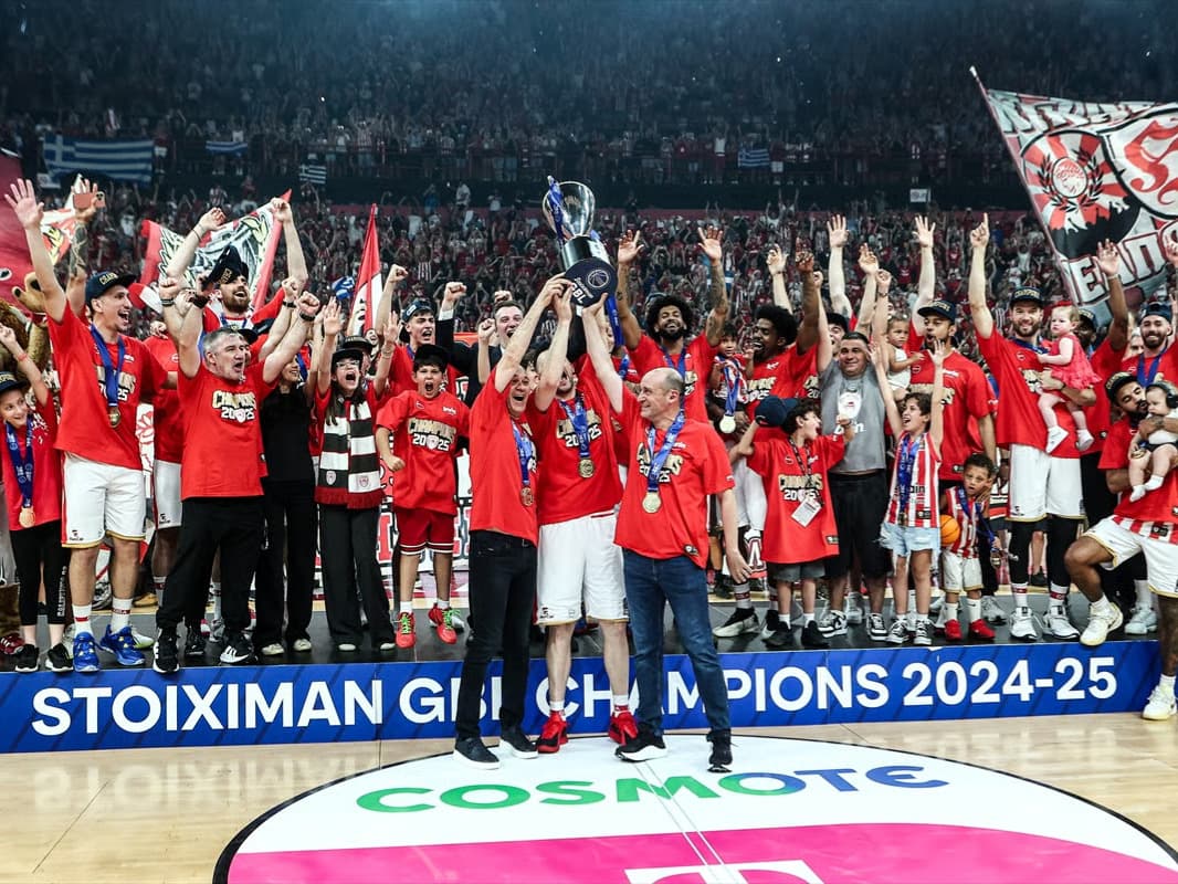 Yunanistan Basketbol Ligi'nde şampiyon Olympiakos