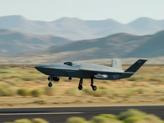 ABD YFQ-48A insansız savaş uçağında ilk motor çalıştırma testini gerçekleştirdi