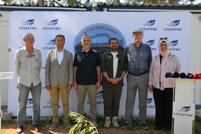 5 bin yıllık ekmek bulunan kazı alanındaki çalışmalara Fransız maya şirketi sponsor oldu