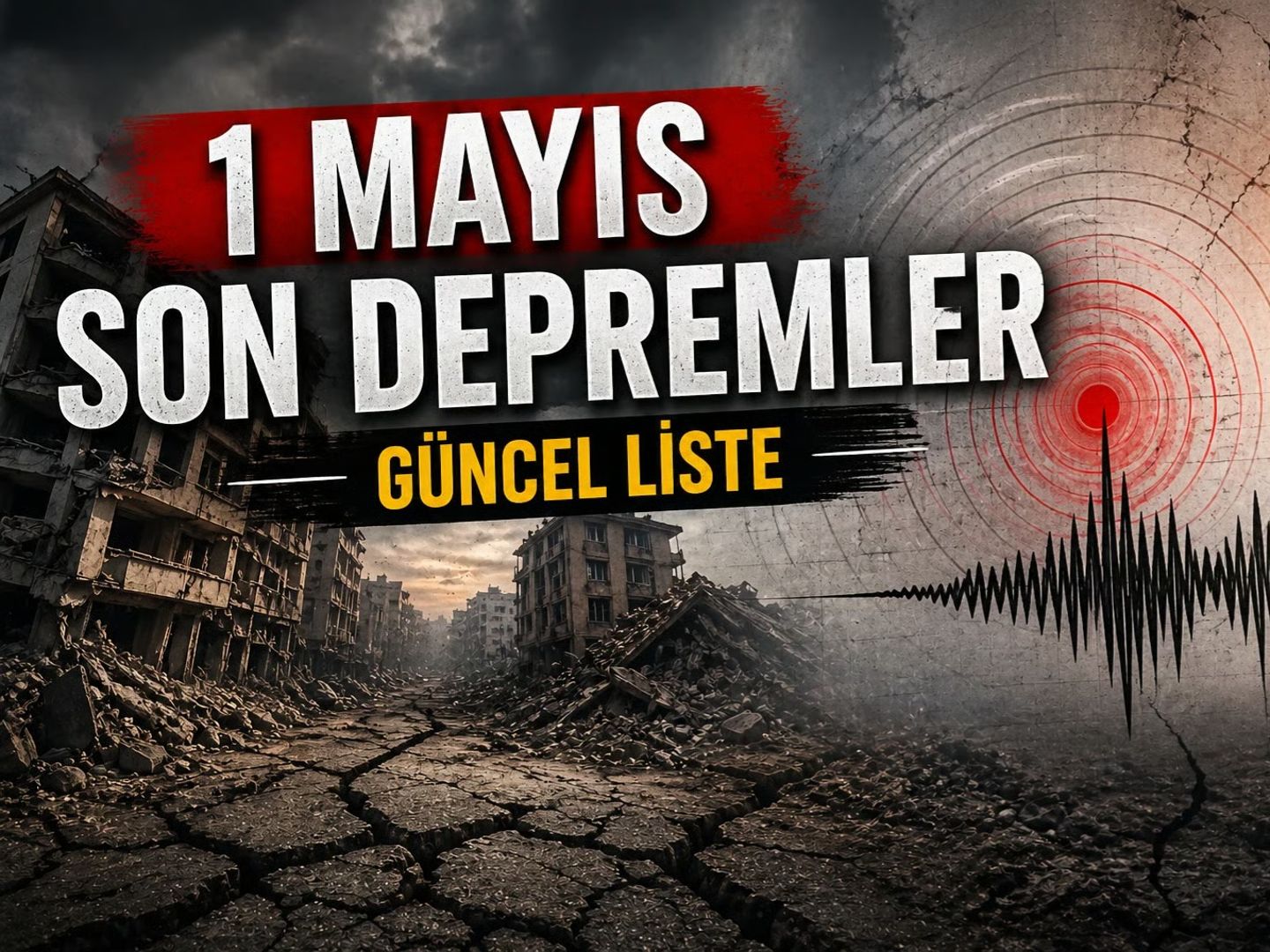 Son dakika deprem mi oldu, nerede, kaç şiddetinde? 1 Mayıs Türkiye son depremler listesi verileri