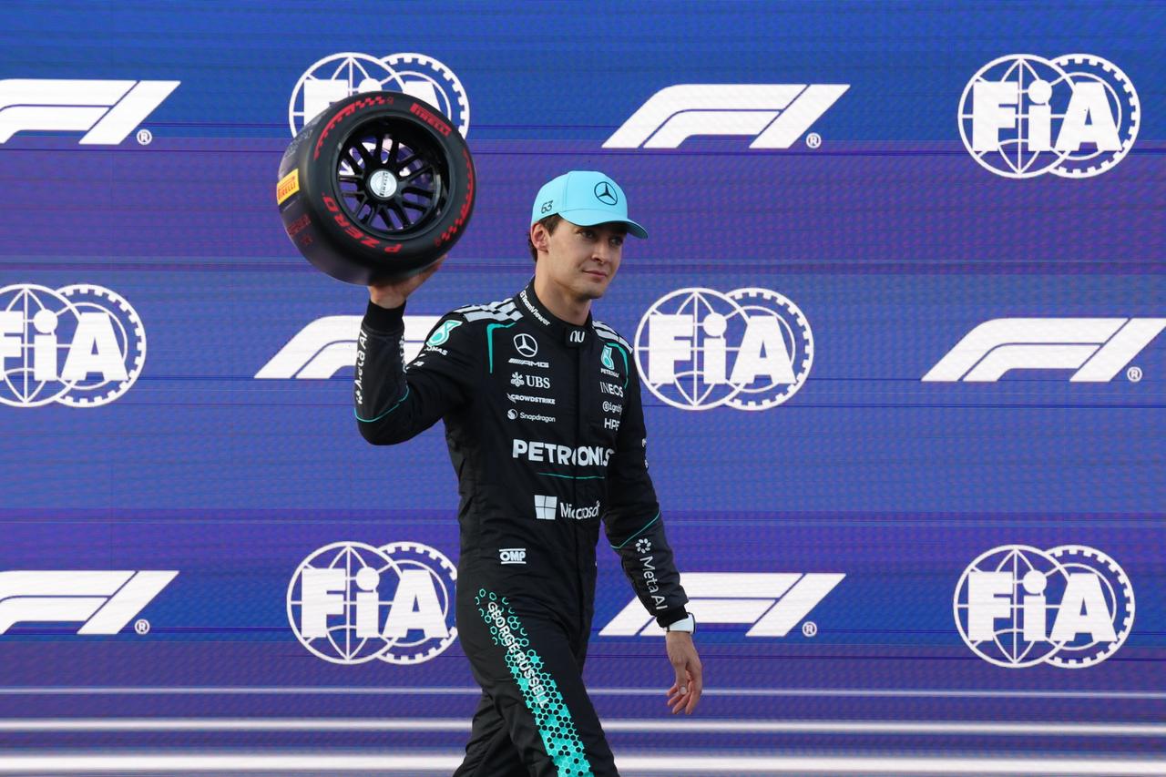 Azerbaycan GP'de zafer George Russell'ın: Kimi Antonelli'yi yakaladı