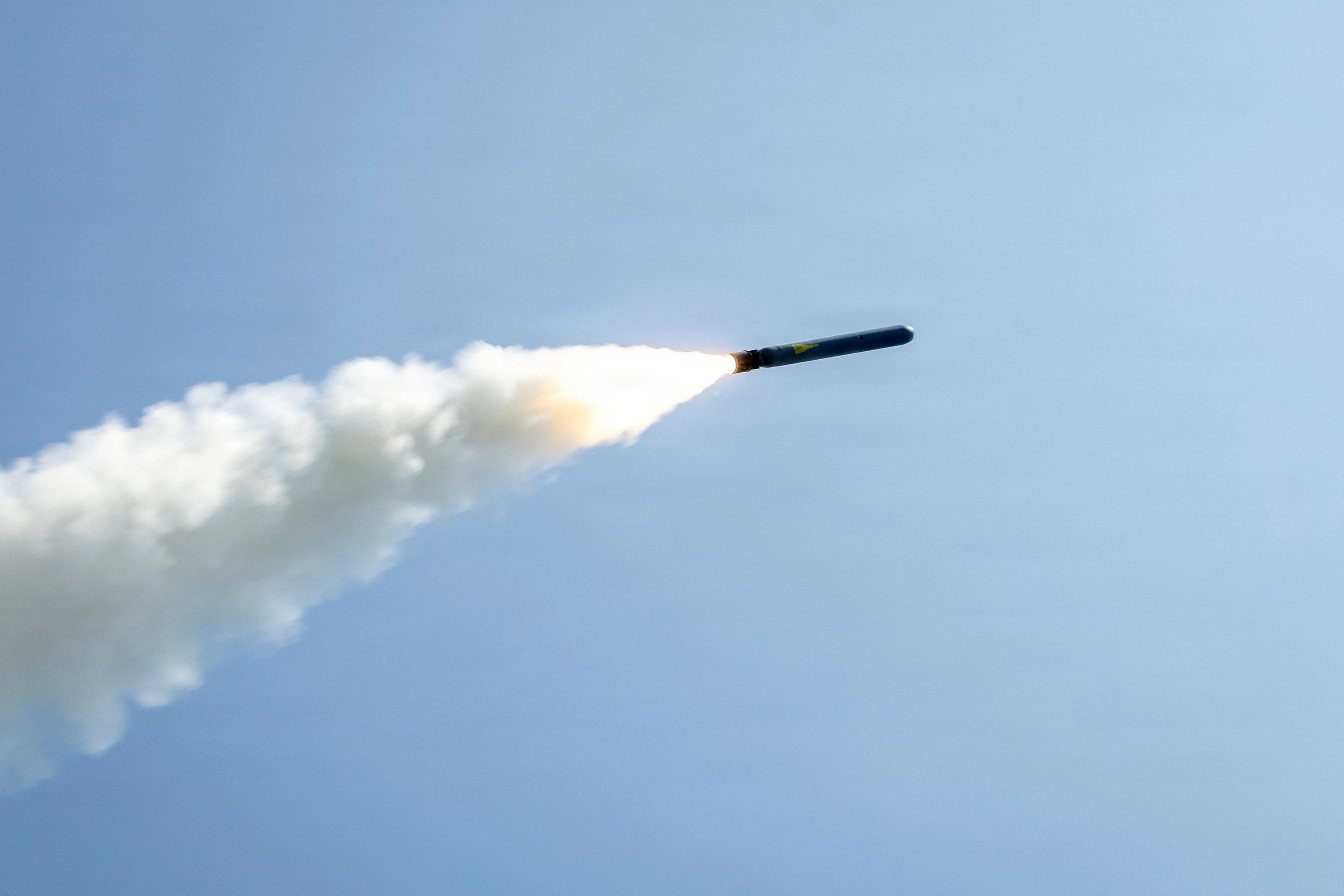 A Tomahawk Land Attack Missile launched during Operation Epic Fury in the Middle East, Feb. 28, 2026 - Reuters