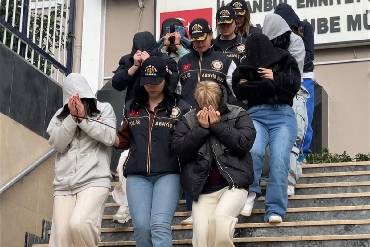 İstanbul merkezli fuhuş operasyonu: 16 şüpheli tutuklandı, 14 kadın kurtarıldı