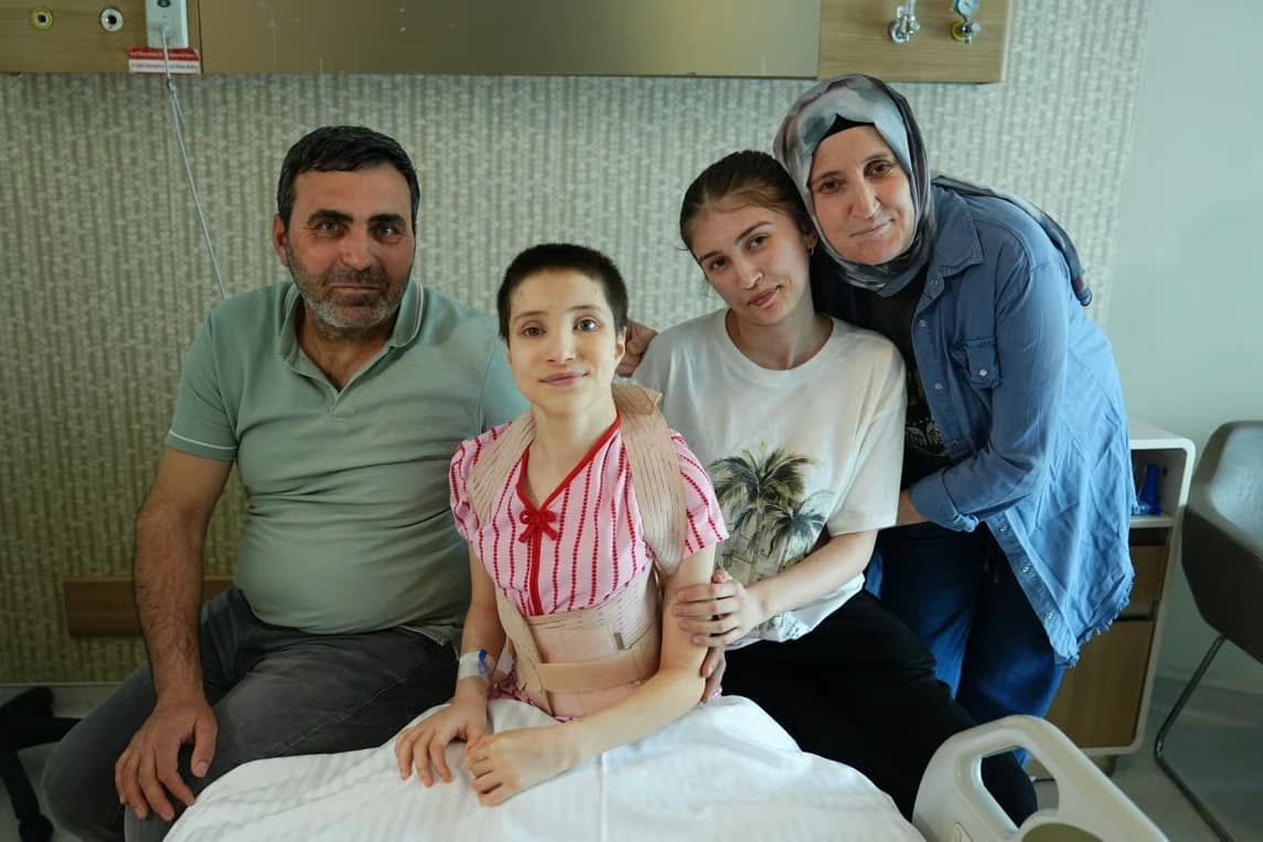 140 derecelik eğrilik düzeldi, Yaren'in hayali gerçek oldu!