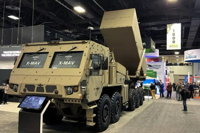 Oshkosh’un yer tabanlı Tomahawk fırlatıcı konsepti göründü