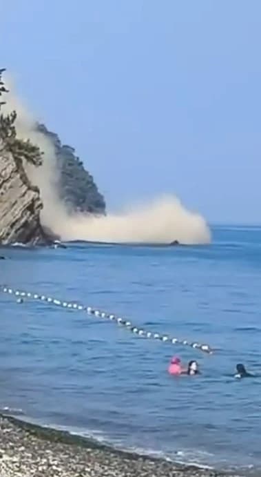 Mudanya'da heyelan son dakika