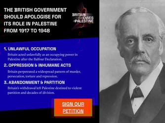 45 Lawmakers Call for a UK Apology for Balfour Declaration