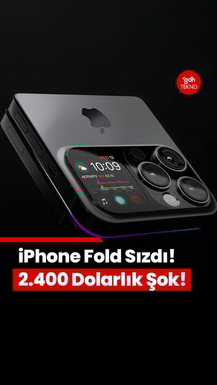 Apple iPhone Fold özellikleri ve 2 bin 400 dolarlık fiyatı sızdırıldı. 