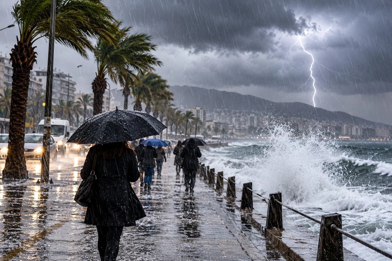 Bakanlıktan kuvvetli yağış uyarısı! 5 ilde sel ve hortum riski