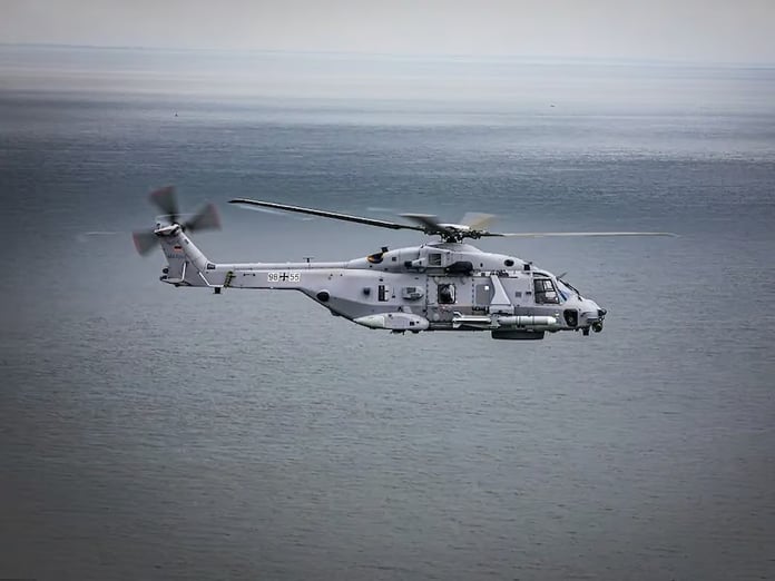 Alman Donanması ilk NH90 Sea Tiger helikopterini teslim aldı