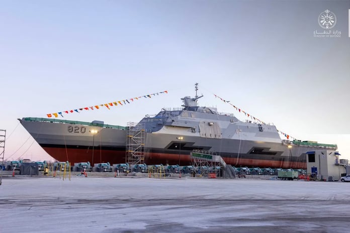 ABD tersanesi Suudi Arabistan için HMS Saud'u denize indirdi