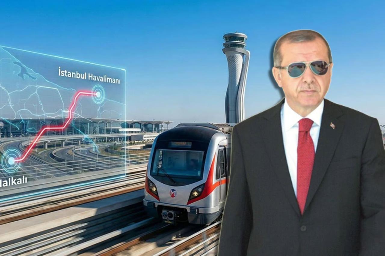 Cumhurbaşkanı Erdoğan duyurdu! Halkalı - İstanbul Havalimanı metrosu 31 Temmuz'a kadar ücretsiz 
