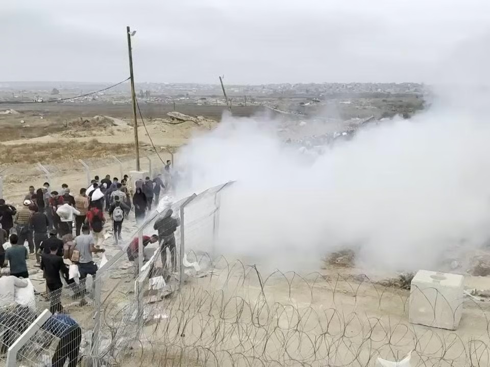 US Contractors Firing on Starving Palestinians at Gaza 