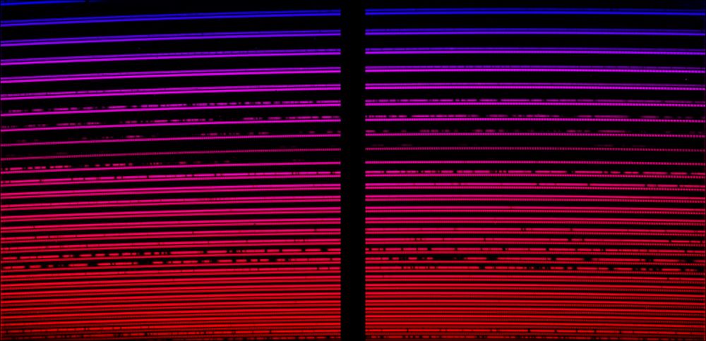 Bu, Telluric çizgilerini gösteren Astroclimes algoritmasından bir arsadır