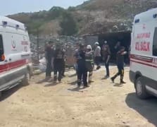 Elazığ'da maden ocağında göçük: Bir işçi mahsur kaldı