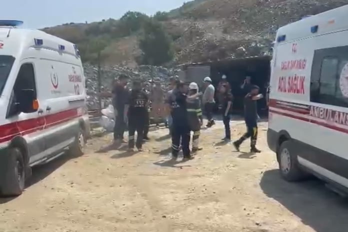 Elazığ'da maden ocağında göçük: Bir işçi mahsur kaldı