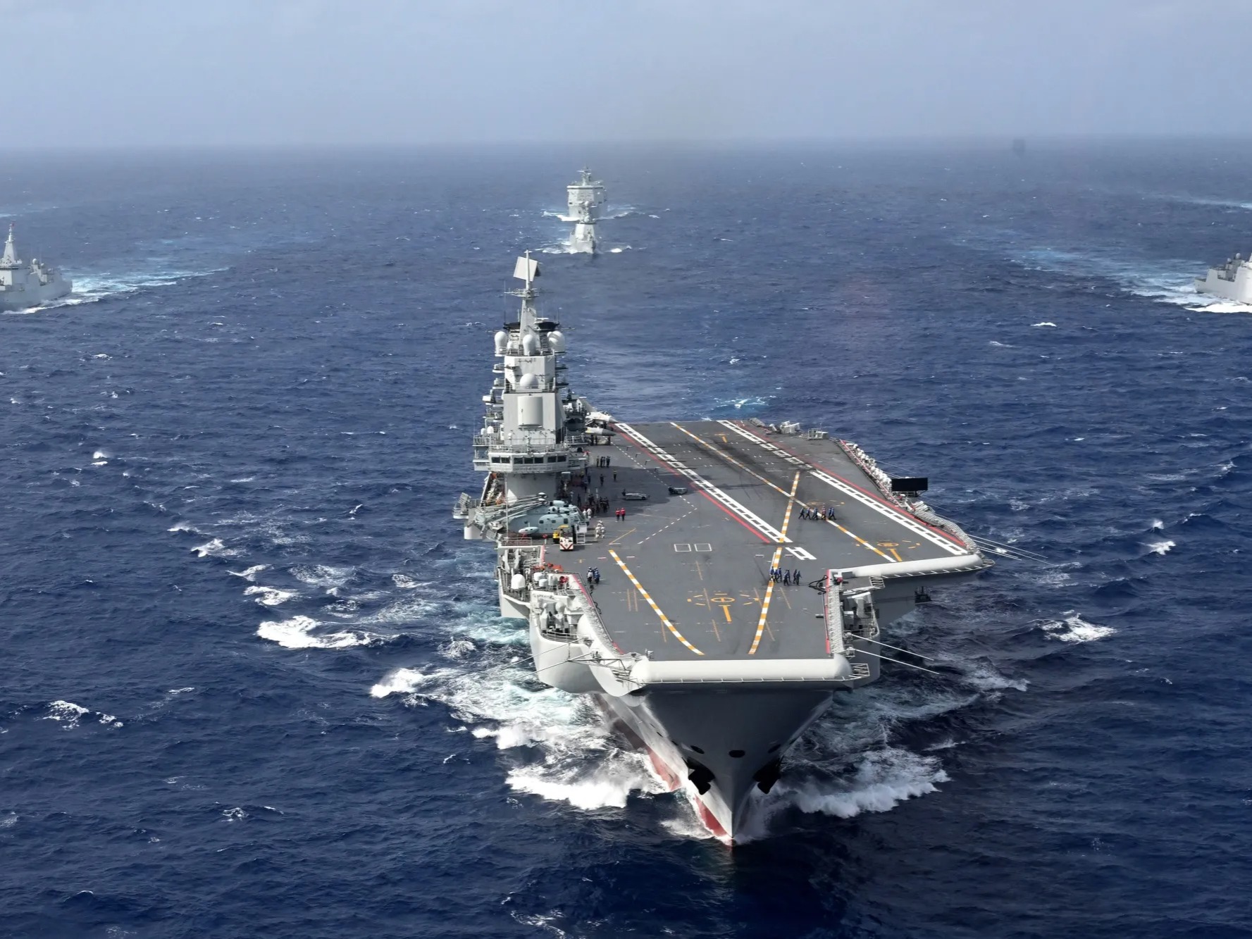 Chinese Carrier Operates Beyond Second Island Chain