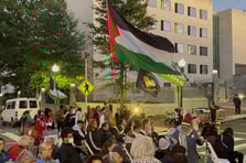 Gazze ablukasına son verilmesi için Washington'da geniş çaplı protesto