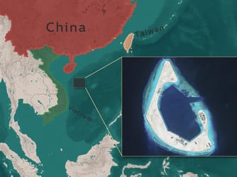China Created a Man-Made Island for Its Largest Naval Base