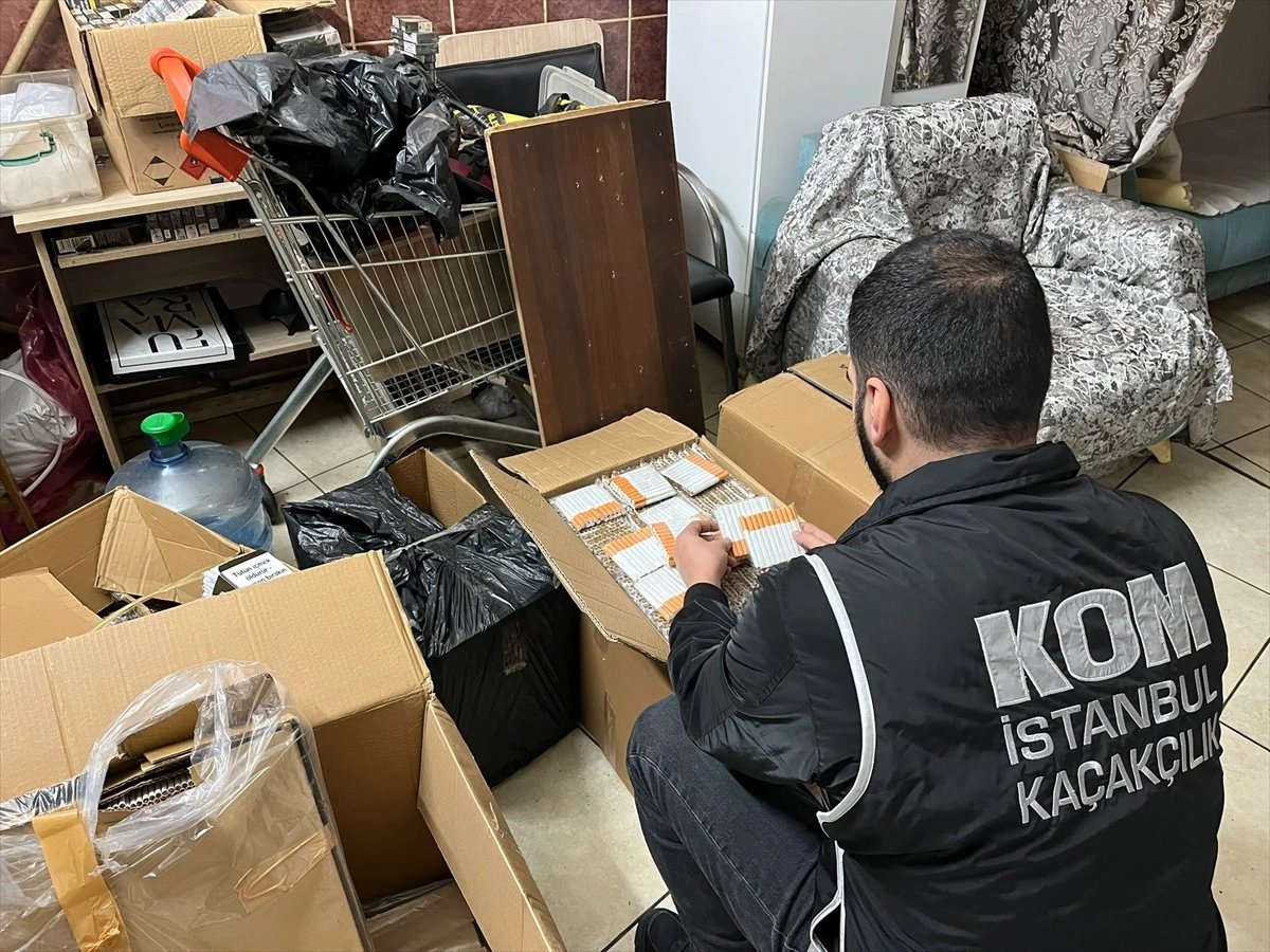 İstanbul'da kaçak tütün operasyonunda kaç kişi gözaltına alındı